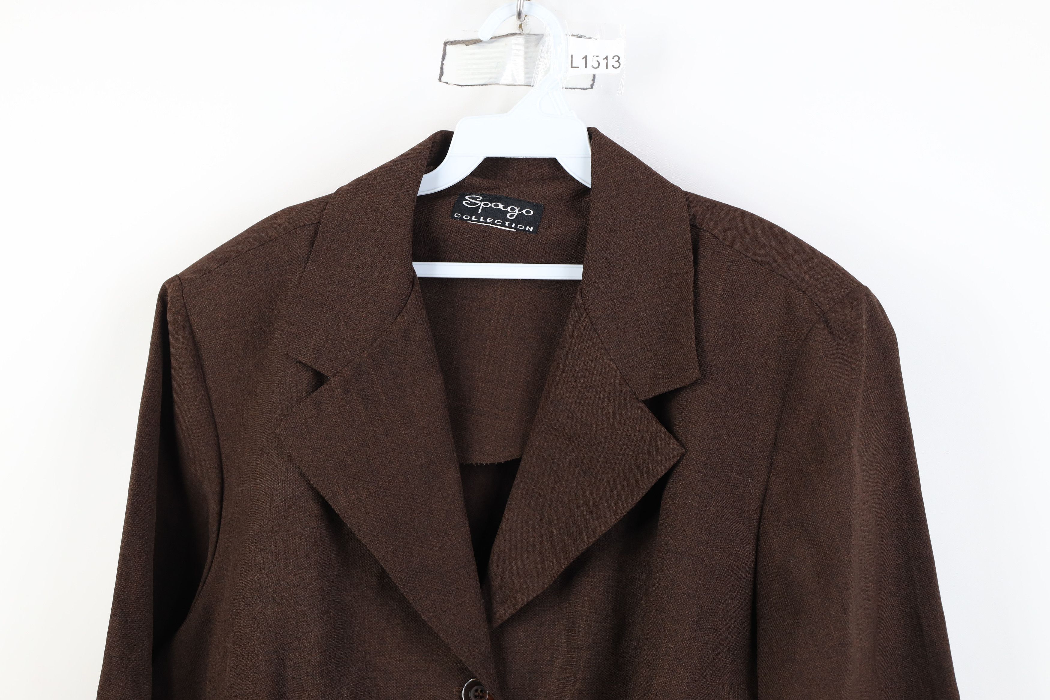 Vintage Vintage 70s 80s Streetwear Pocket Blazer Suit Jacket Brown Size XL / US 12-14 / IT 48-50 - 2 Thumbnail