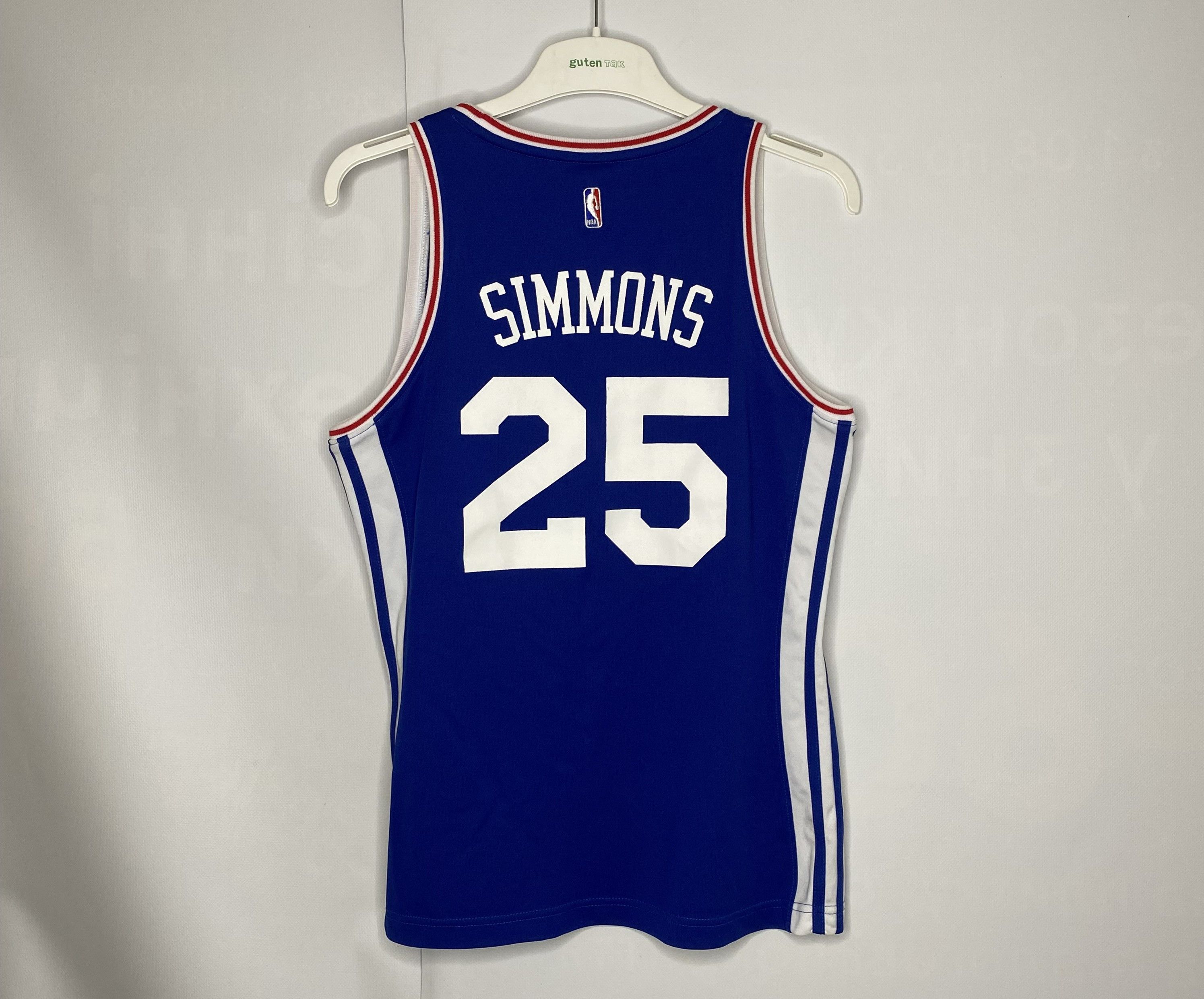 Adidas × NBA BEN SIMMONS #25 PHILADELPHIA NBA BASKETBALL JERSEY SHIRT Size US XS / EU 42 / 0 - 2 Thumbnail