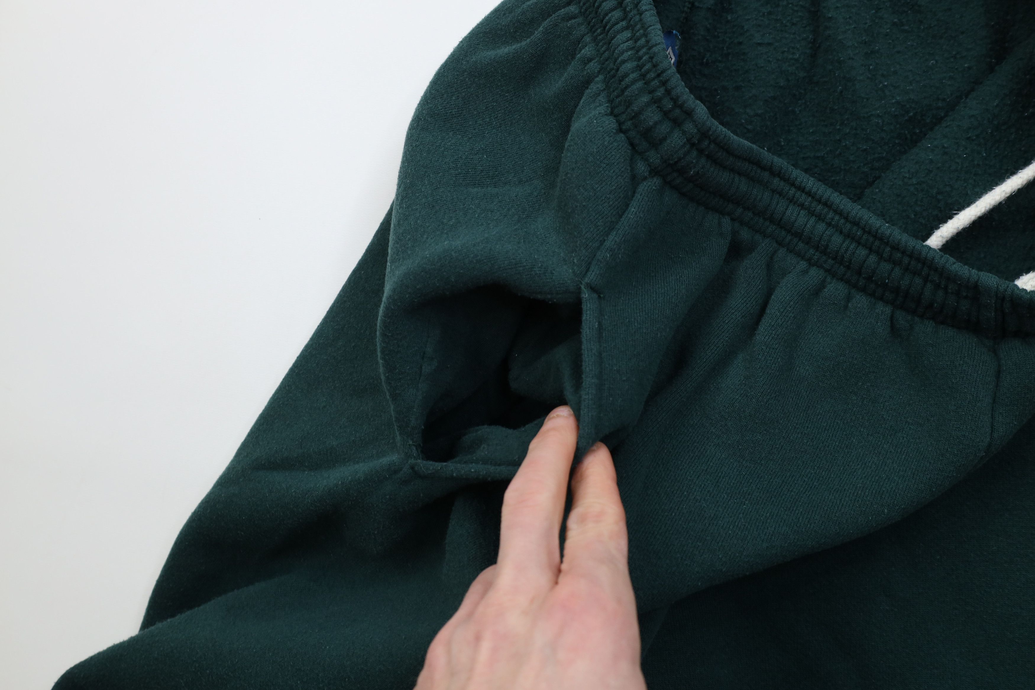 Vintage Vintage 90s Streetwear Heavy Sweatpants Joggers Pants Green Size US 38 / EU 54 - 7 Thumbnail