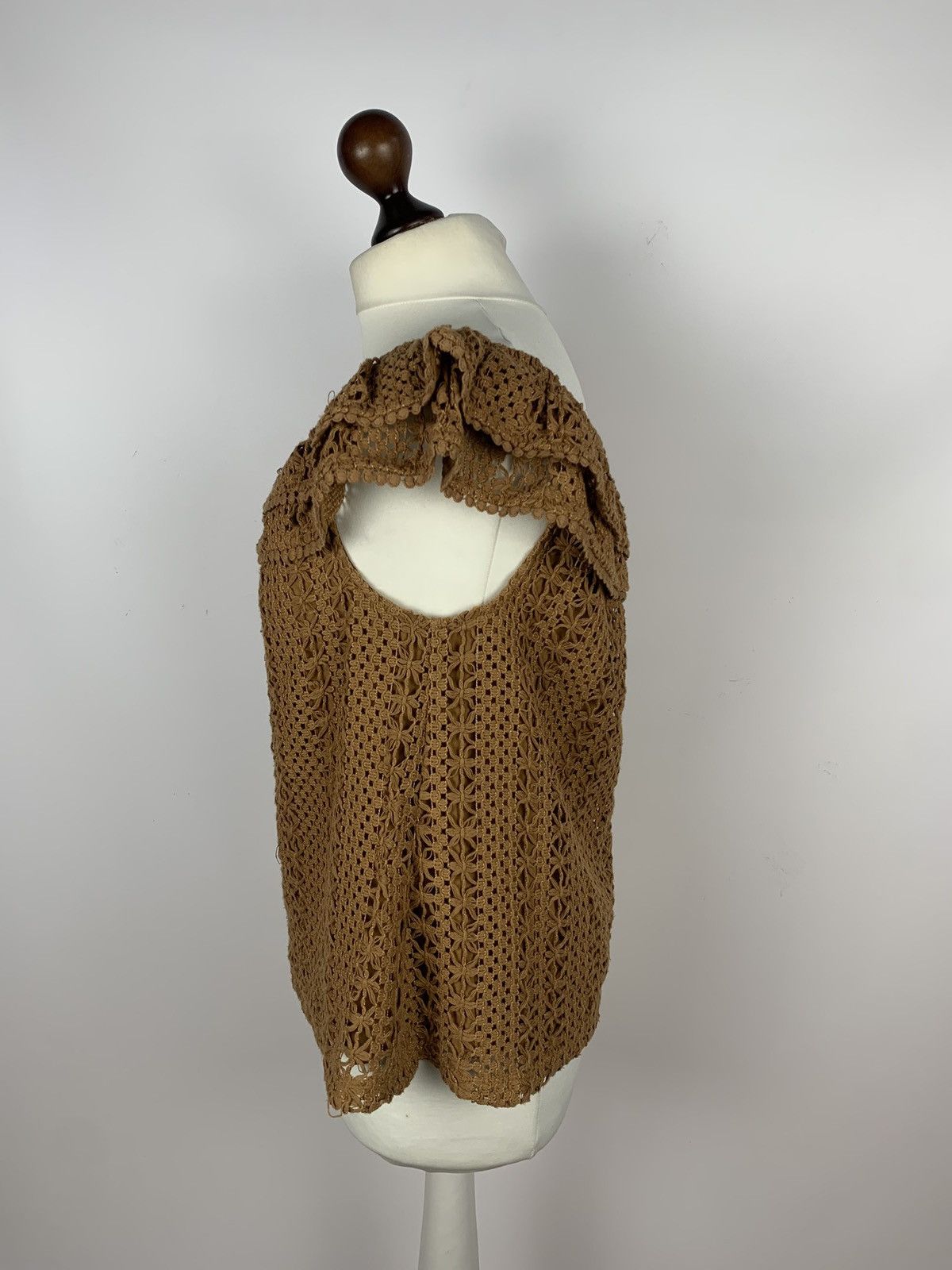Sezane Sezane Fait Alec Amour Crochet T-Shirt Short Sleeve Size XL Size XL / US 12-14 / IT 48-50 - 4 Thumbnail