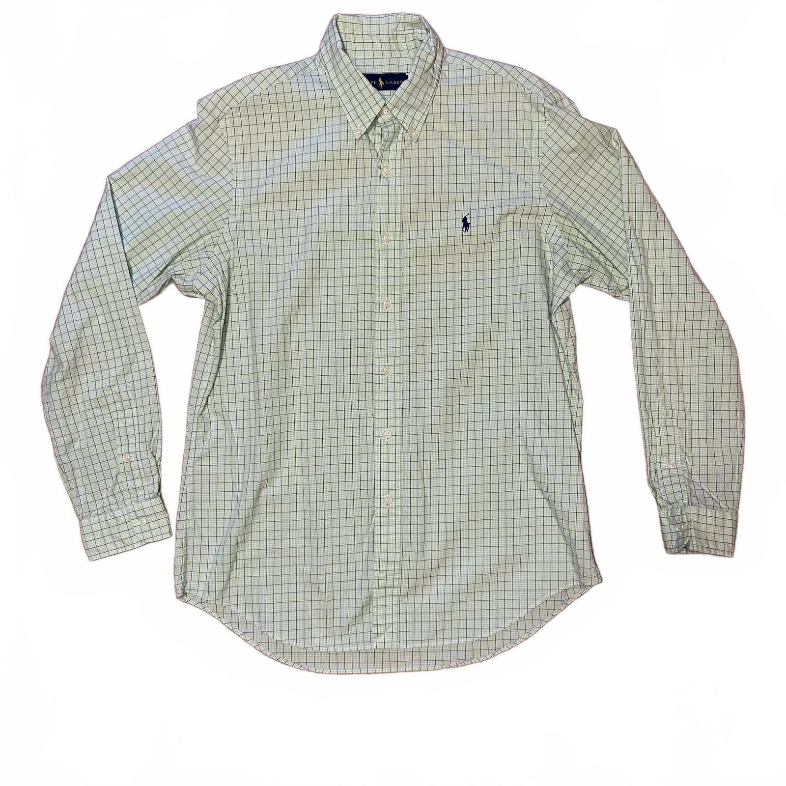 Polo Ralph Lauren Ralph Lauren Shirt Long Sleeve Polo Green Plaid Size Large Size US L / EU 52-54 / 3 - 1 Thumbnail