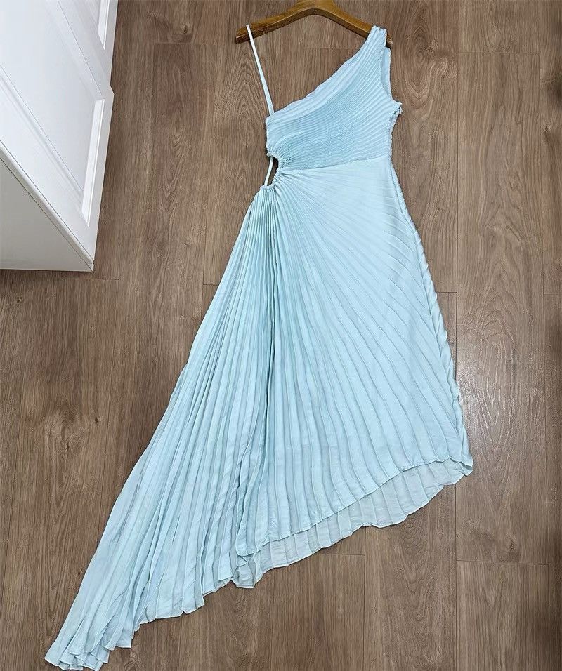 A.L.C. ALC Delfina Pleated Midi Dress Size S / US 4 / IT 40 - 8 Thumbnail