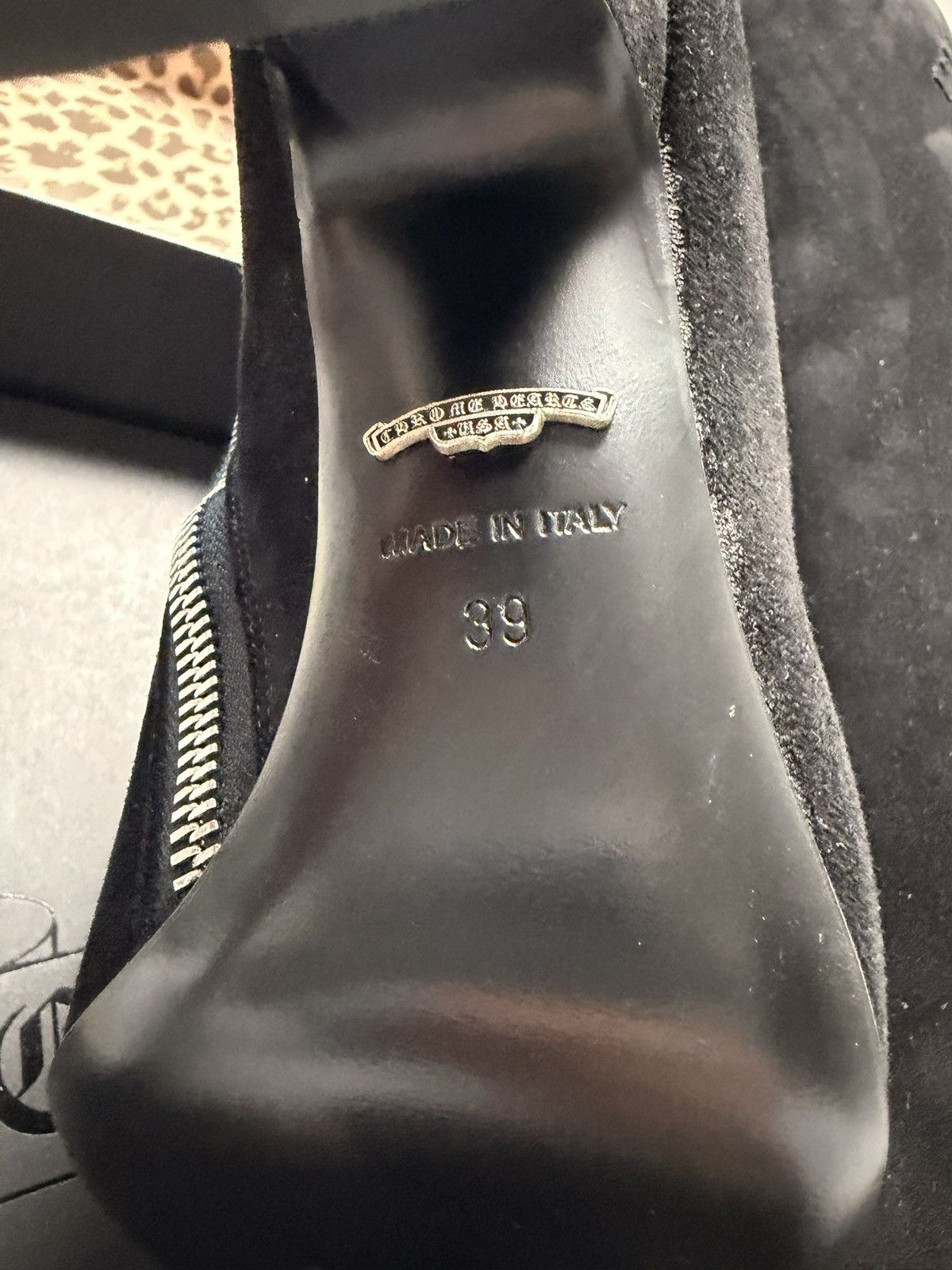 Chrome Hearts Authentic chrome hearts sugar jones boots in black suede Size US 9 / IT 39 - 7 Thumbnail