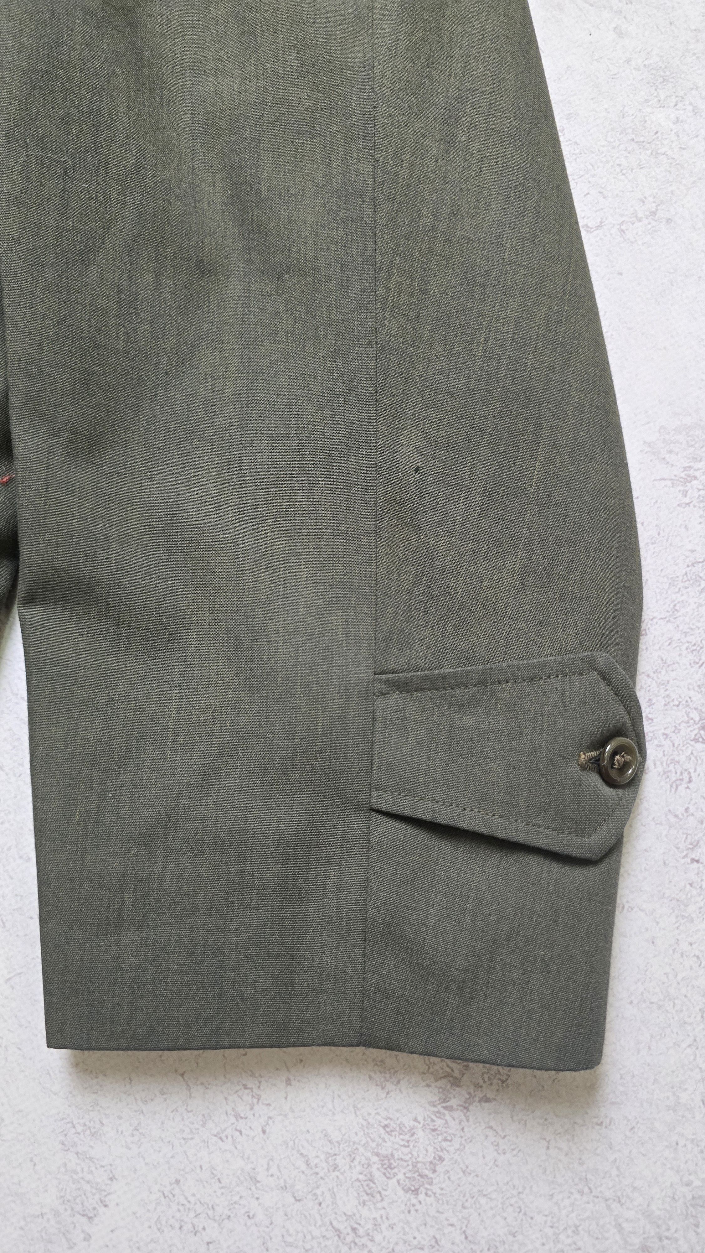 Burberry Vintage Burberrys Mac Coat Men’s 42R L Olive Green Balmacaan Size US L / EU 52-54 / 3 - 12 Thumbnail