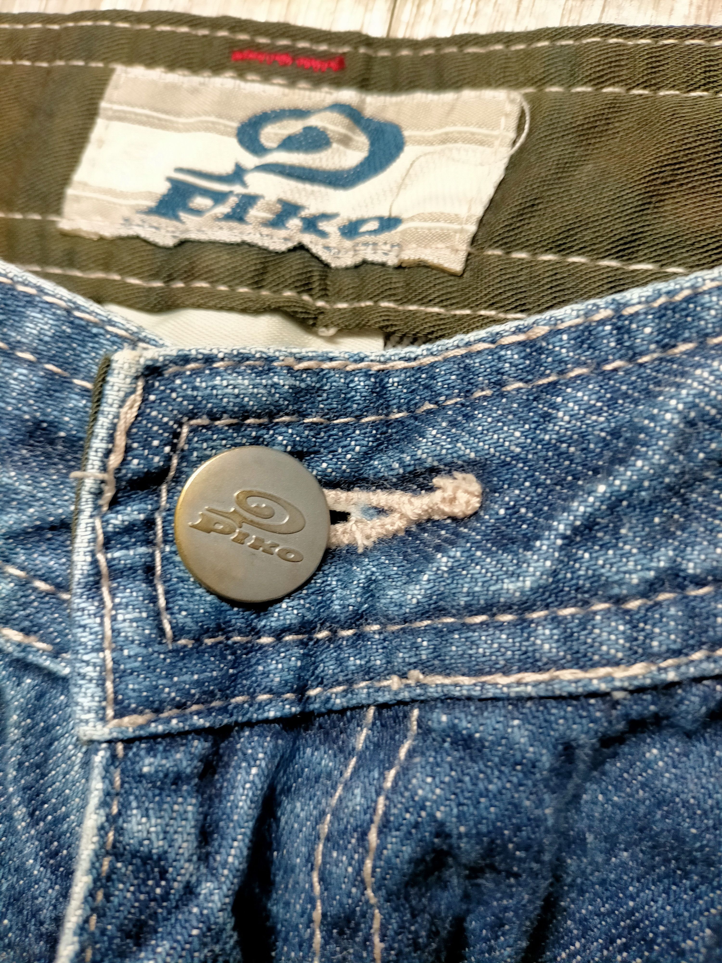 JNCO Vintage 90s Piko Baggy Cargo Denim Pants Size US 29 - 17 Thumbnail
