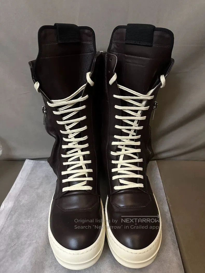 Rick Owens Rick Owens High-Top Boots in Soft Leather. Size US 10 / EU 43 - 2 Thumbnail