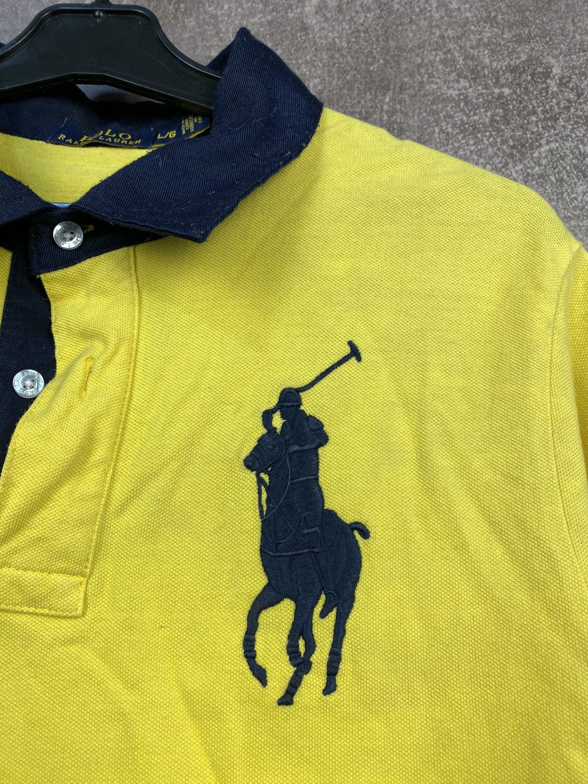 Polo Ralph Lauren Vintage USA Polo Ralph Lauren polo shirt 90s rare Size US L / EU 52-54 / 3 - 3 Thumbnail