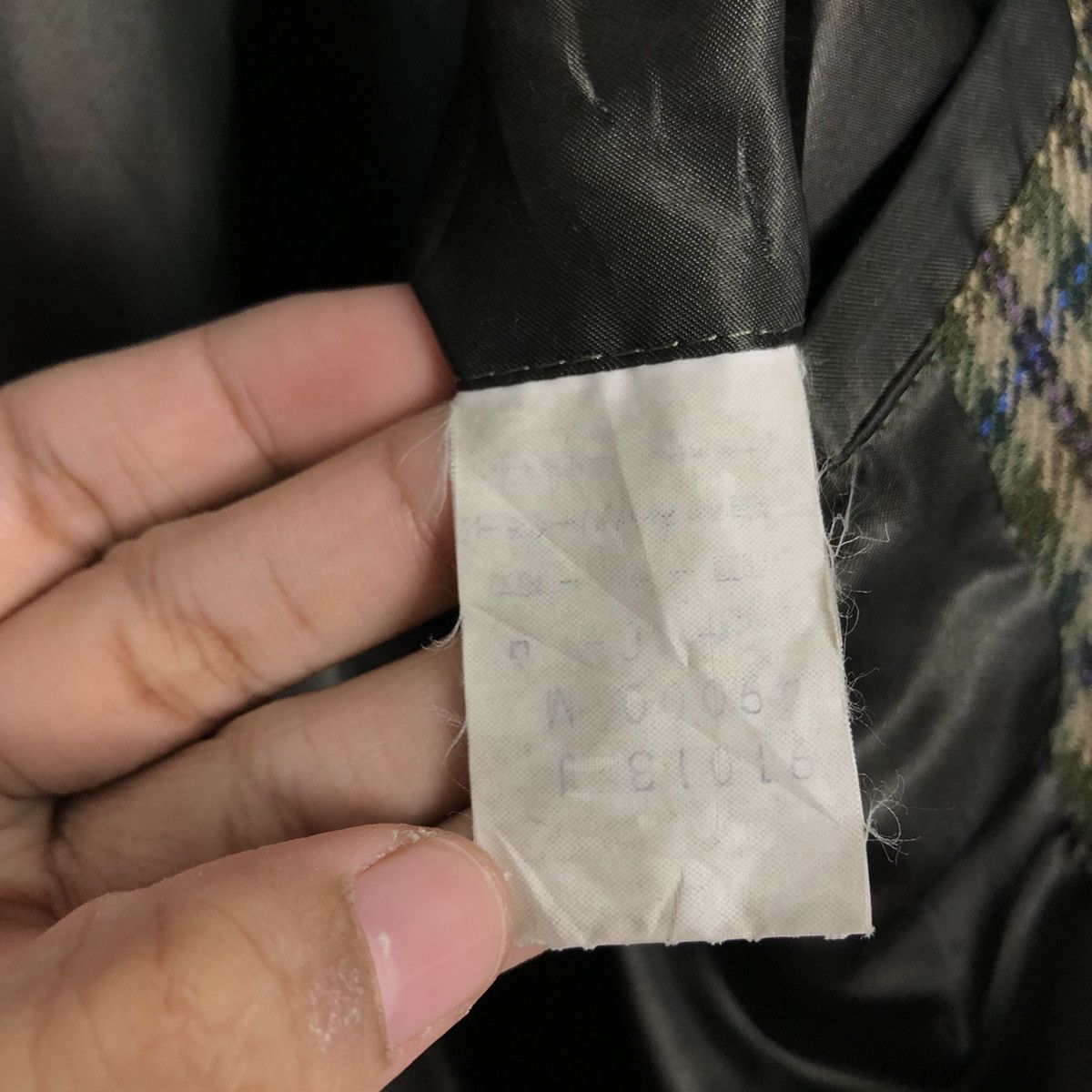 Issey Miyake 📌Vintage Bomber Jacket Rotary Enough Tartan Design Size US M / EU 48-50 / 2 - 22 Thumbnail