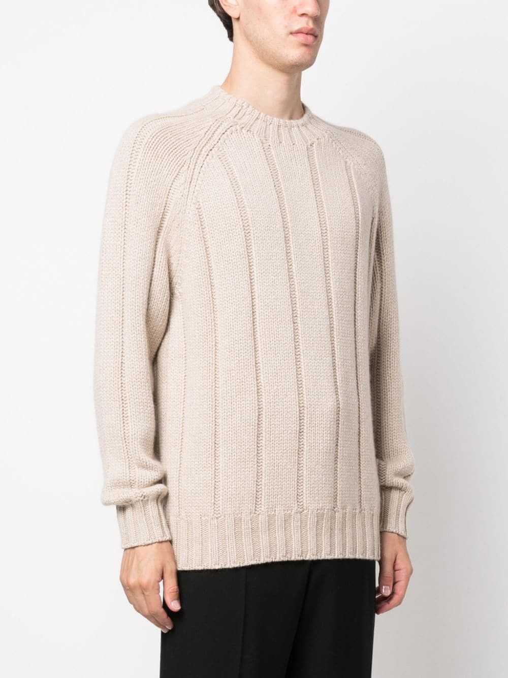 Brunello Cucinelli o1w1db10924 Cashmere Sweater in Light Beige Size US M / EU 48-50 / 2 - 3 Thumbnail