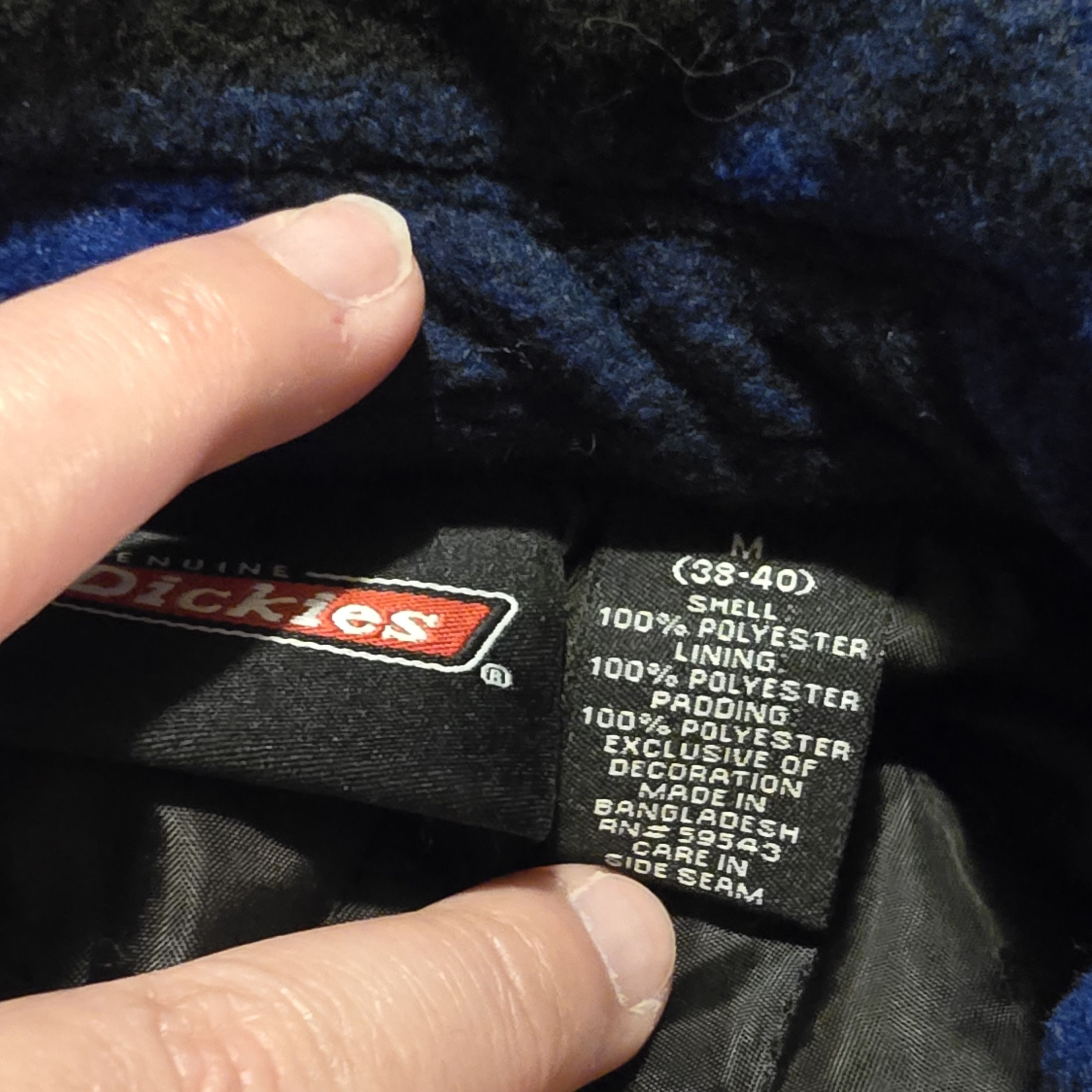Dickies Dickies Blue Black Buffalo Plaid Flannel Jacket Size US M / EU 48-50 / 2 - 4 Thumbnail