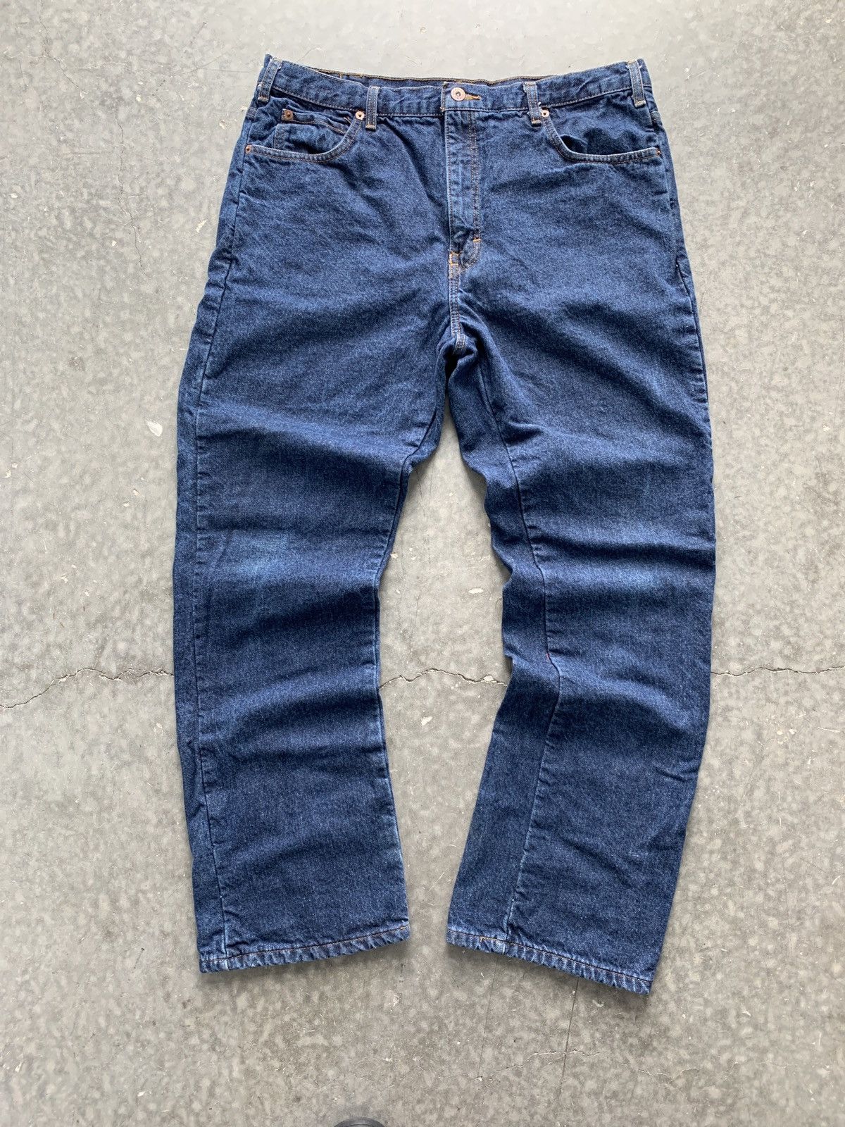 Dickies × Vintage Vintage Y2K Flannel Lined Dickies Jeans Size US 36 / EU 52 - 1 Thumbnail