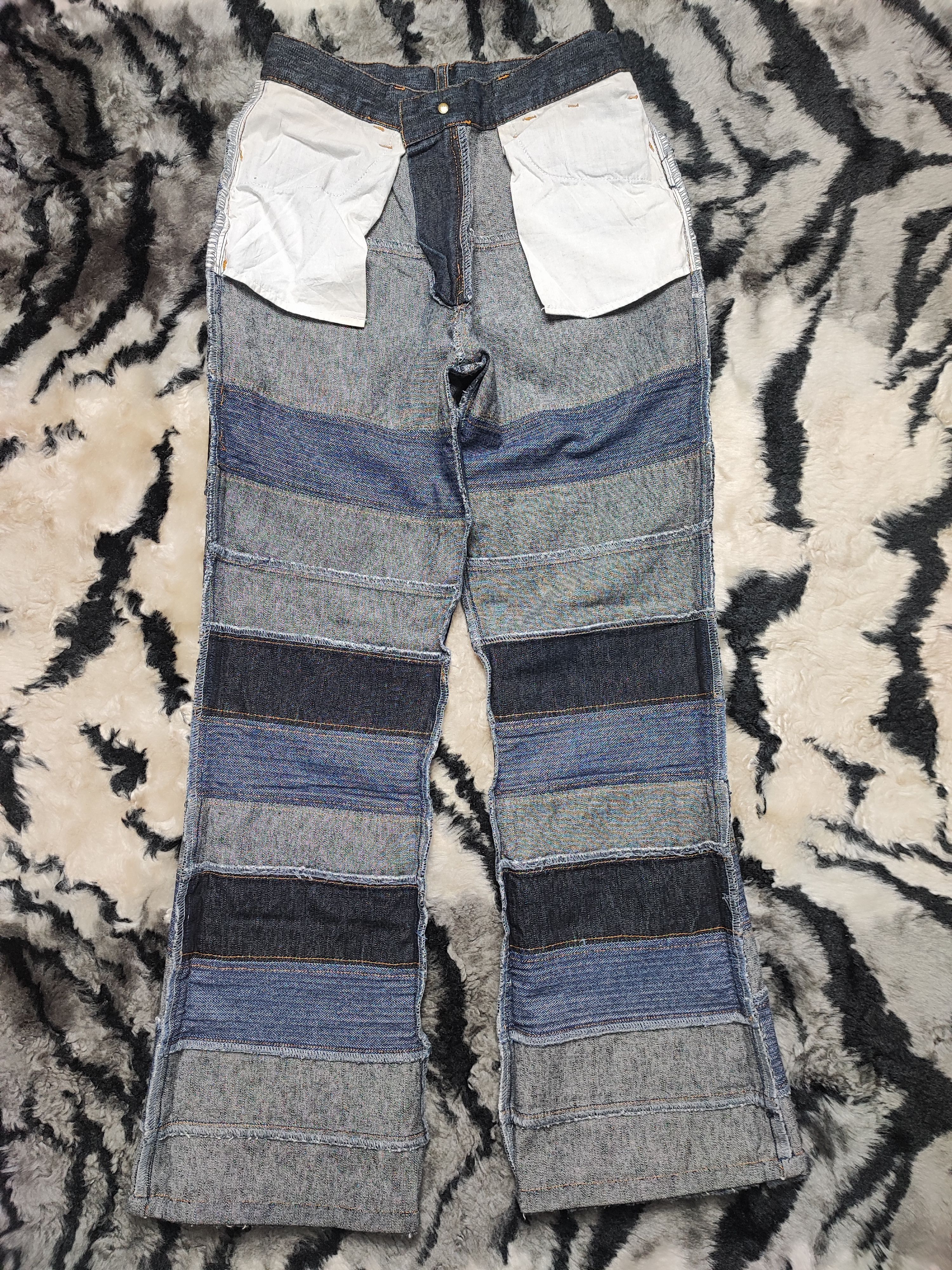 Hysteric Glamour Hagi Flared Denim Patchwork Inspired Hysteric Glamour Size 25" / US 0 / IT 36 - 12 Thumbnail