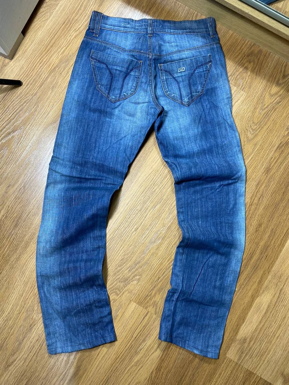 Japanese Brand Crazy Crash Dirty Baggy Faded Jean Japan Avant Garde Style Size US 26 / EU 42 - 20 Thumbnail
