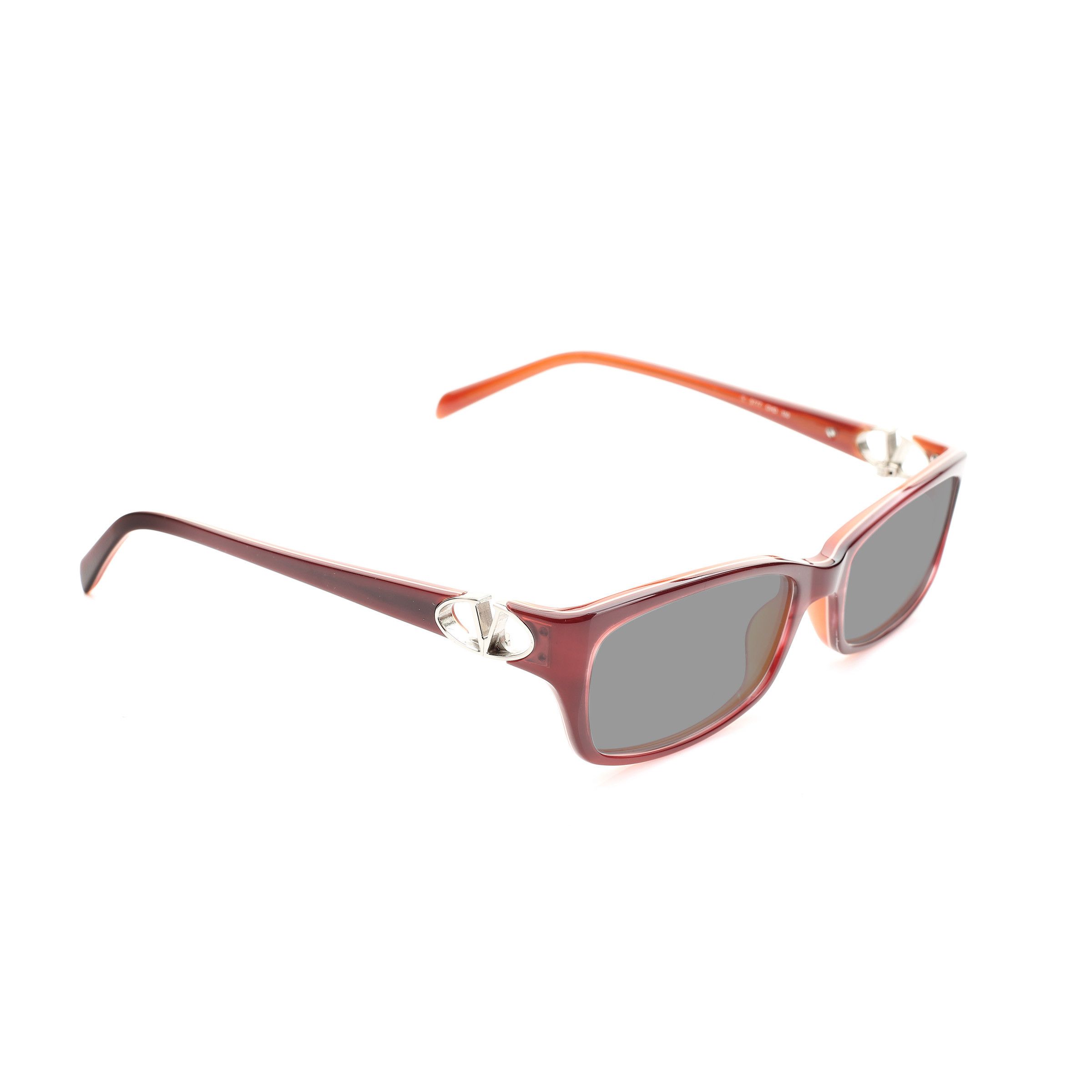 Valentino Valentino '00s Signature Red Plastic Sunglasses Size ONE SIZE - 1 Thumbnail