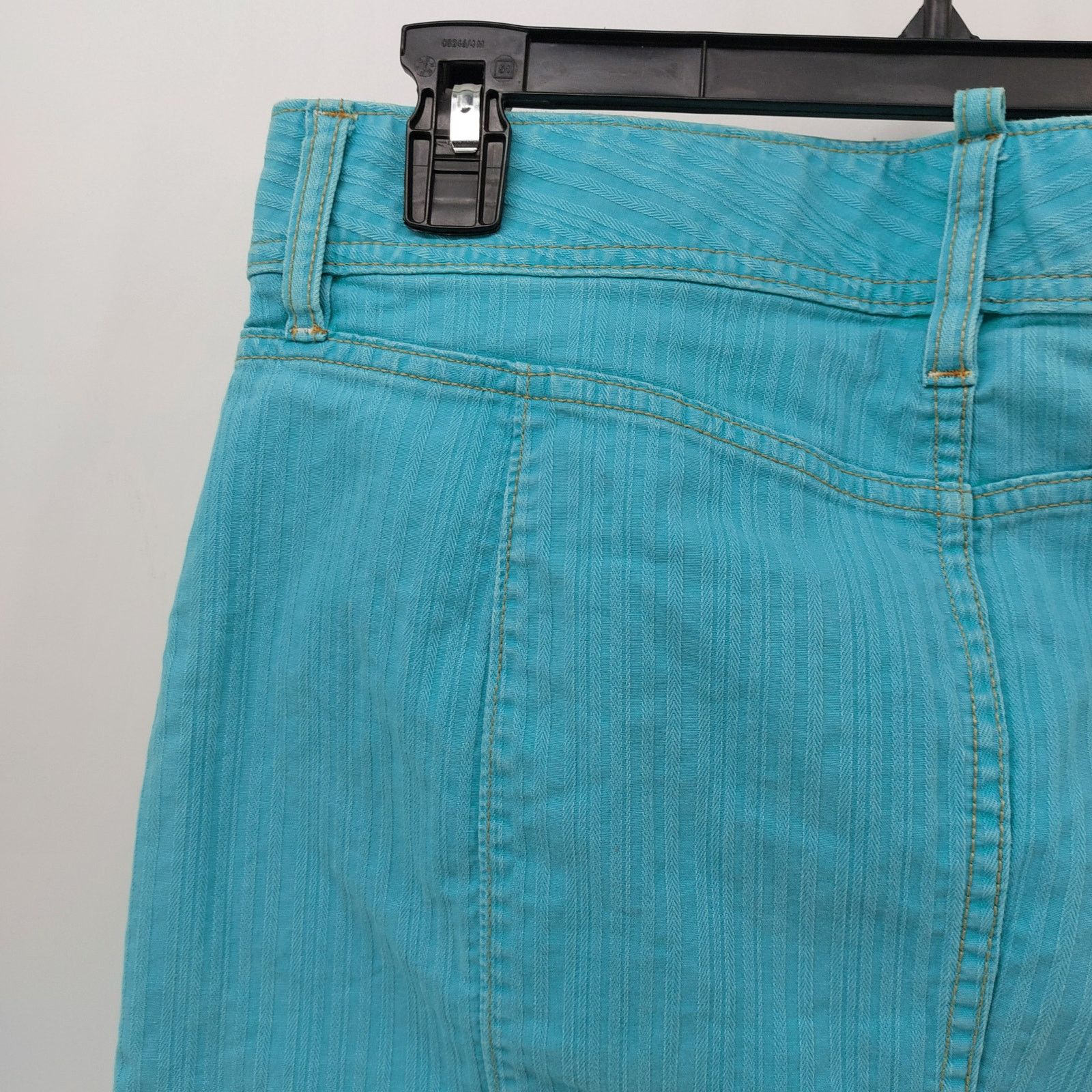 Gap Y2K GAP Turquoise Blue Micro Short Mini Skirt Denim Size 8 Size 30" / US 8 / IT 44 - 11 Thumbnail