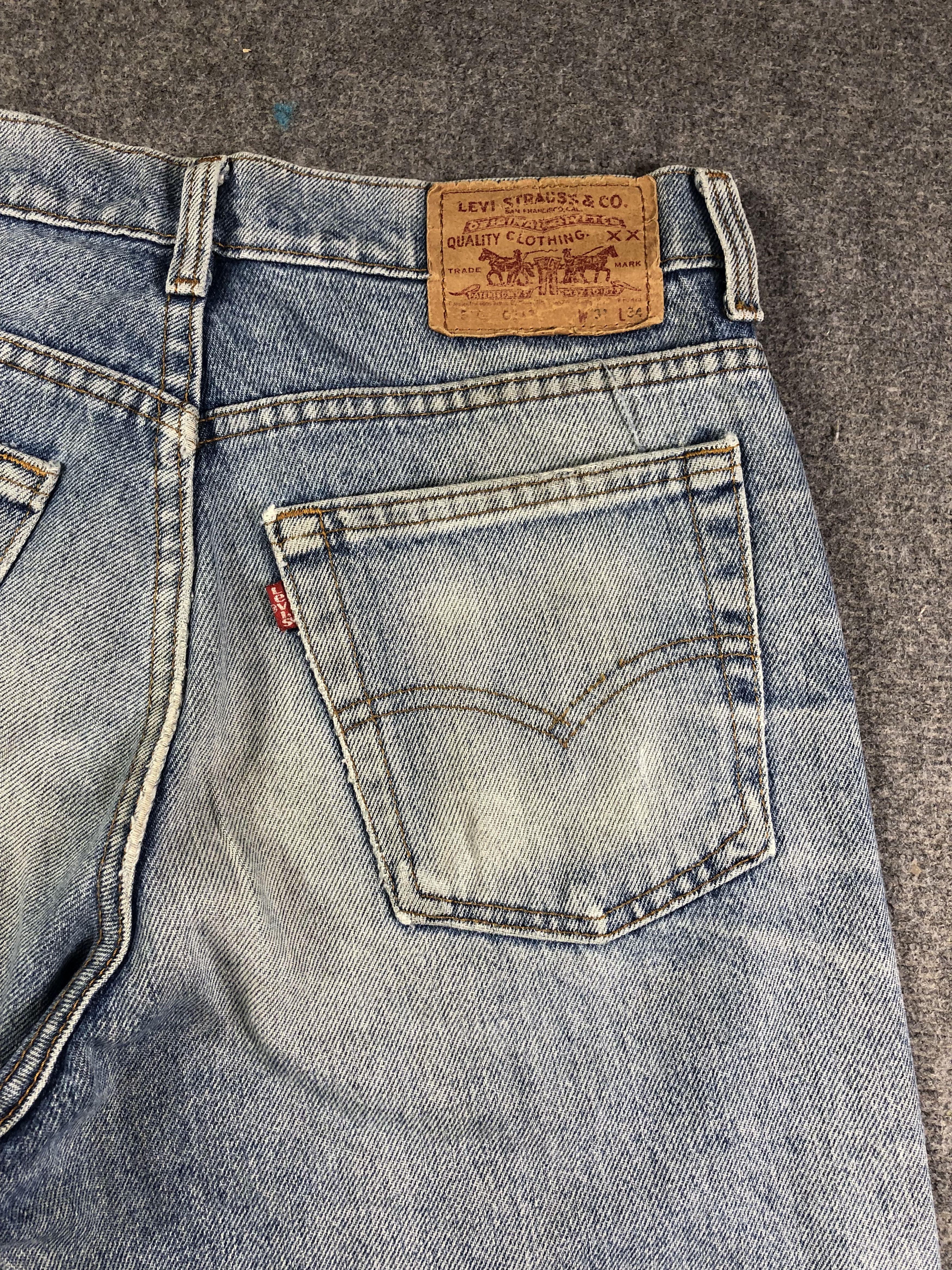 Levi's Wash Blue Levis Denim Jeans 29x31.5 Size US 29 - 9 Thumbnail