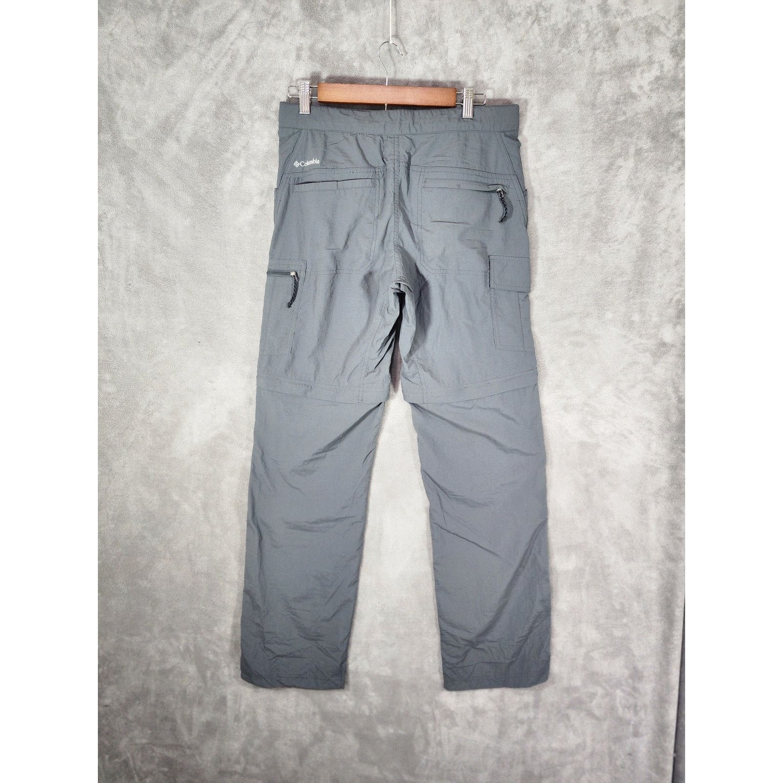 Columbia Columbia Men's 30x34 Gray Cargo Pants Convertible Size US 30 / EU 46 - 2 Thumbnail