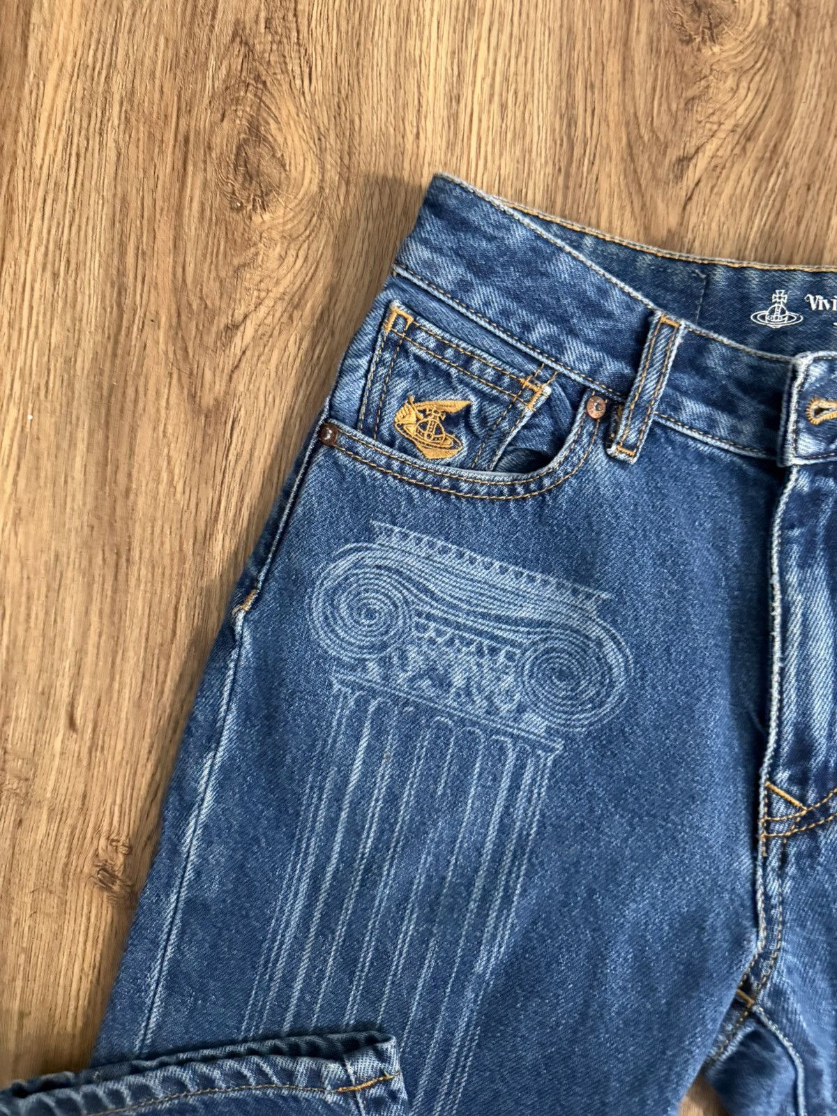 Vivienne Westwood Vivienne Westwood “Anglomania” Column Jeans Size 24" / US 00 / IT 34 - 2 Thumbnail