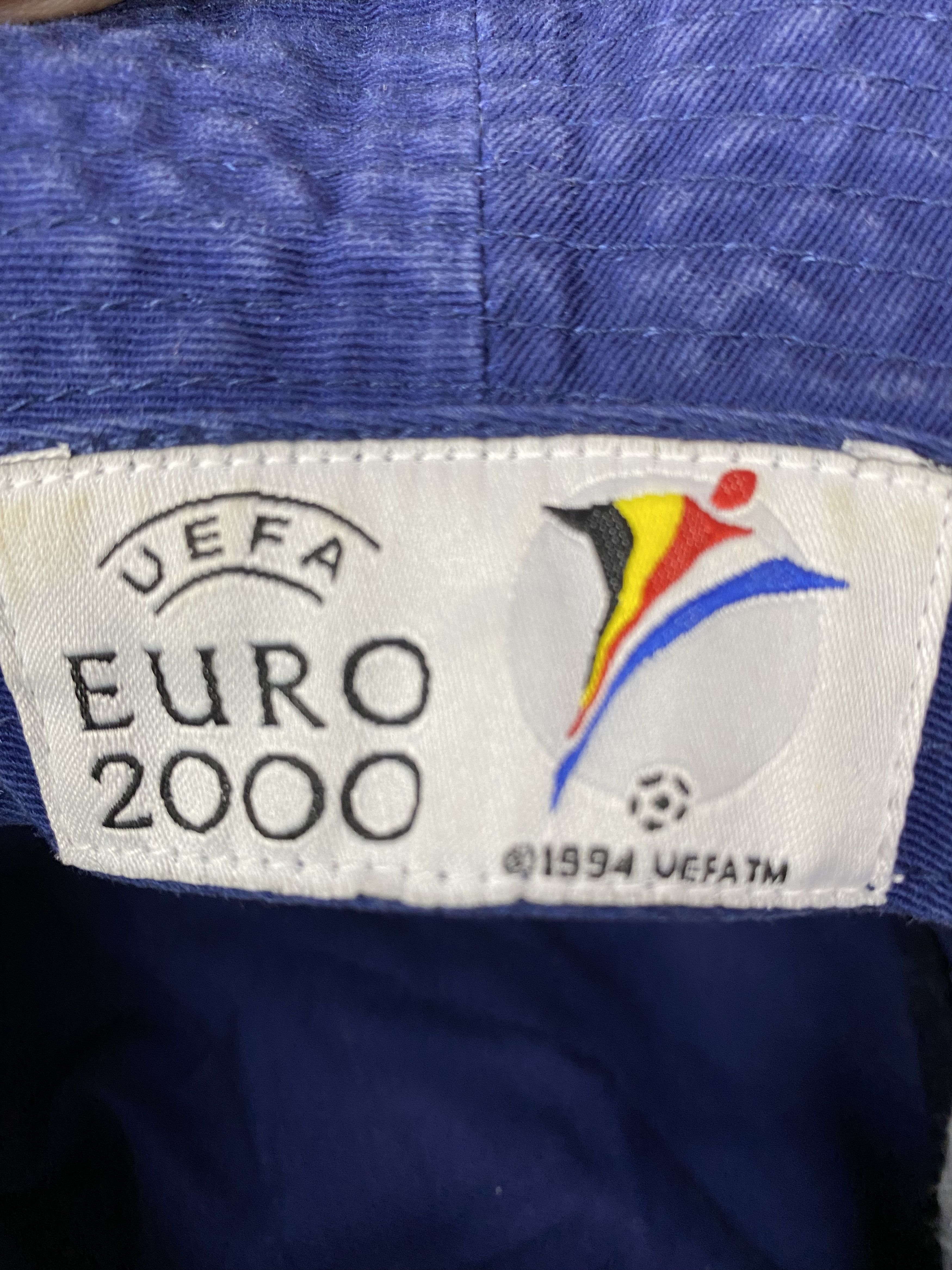 UEFA × Vintage Adidas UEFA Euro 2000 Vintage Bucket Hat - M Size ONE SIZE - 5 Thumbnail