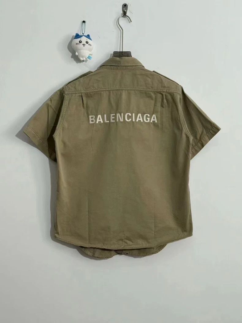 Balenciaga Balenciaga size 38 Embroidery logo work shirt 2501-Nextarro Size US M / EU 48-50 / 2 - 3 Thumbnail