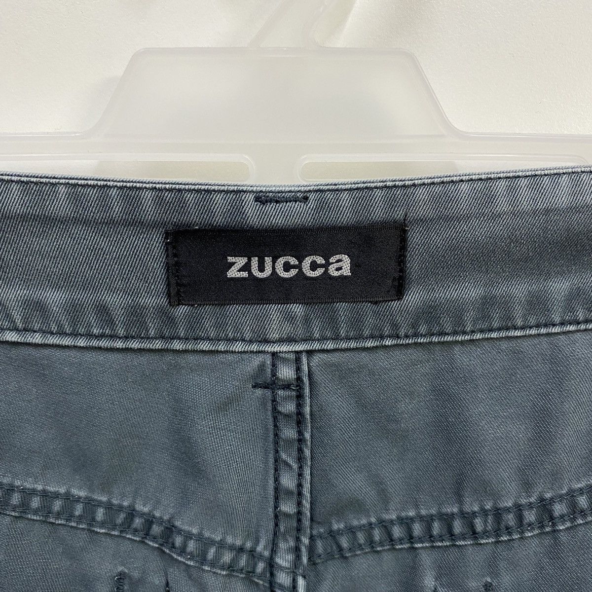CABANE de ZUCCa × Issey Miyake × Zucca Zucca Trousers Distressed Streetwear Buckle Belted Waist Size US 30 / EU 46 - 9 Thumbnail