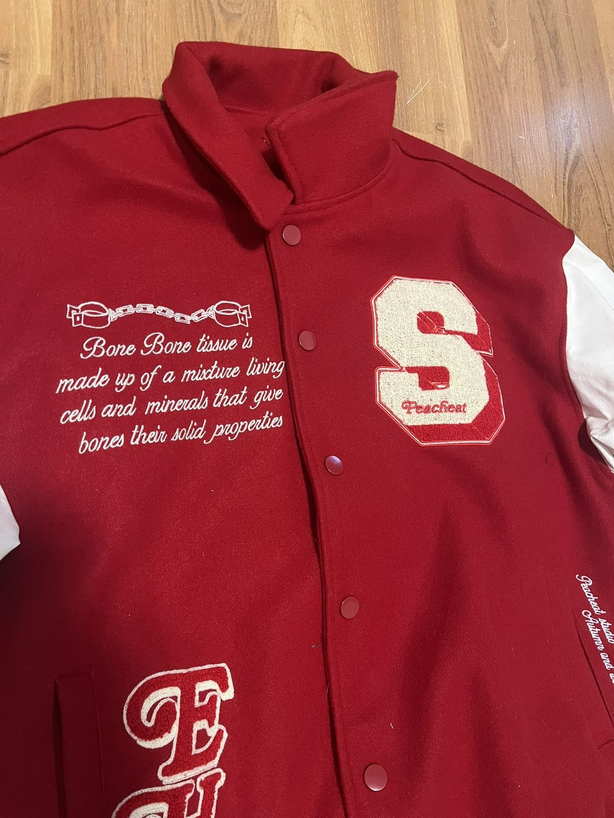 Other Red and White Varsity Jacket Size US M / EU 48-50 / 2 - 2 Thumbnail