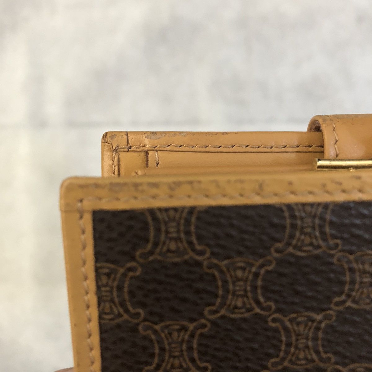 Celine Vintage Celine Macadam Wallet Size ONE SIZE - 5 Thumbnail