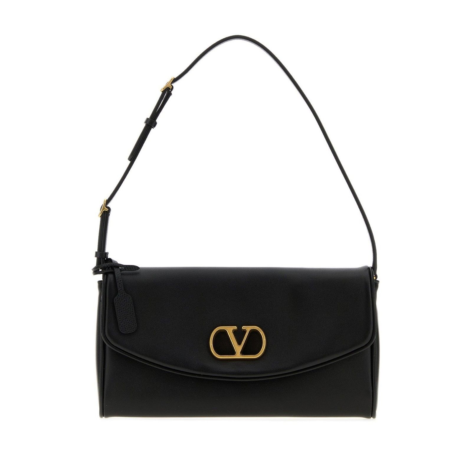 Valentino VALENTINO GARAVANI DeVain Black Leather Shoulder Bag New Size ONE SIZE - 1 Thumbnail