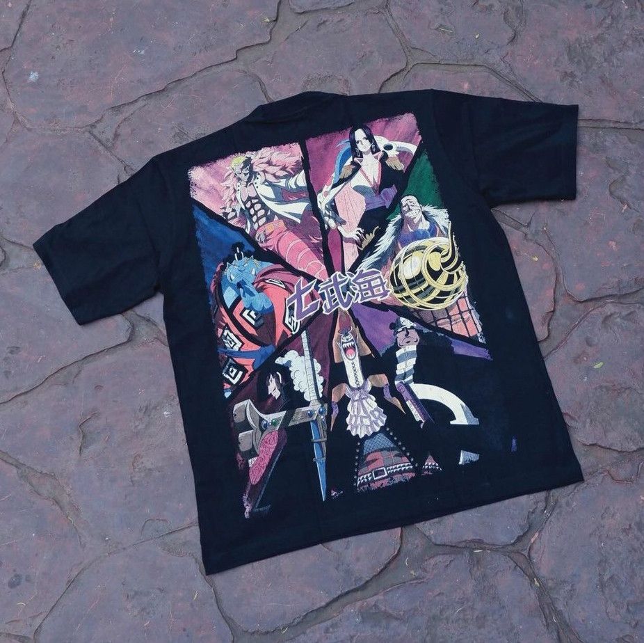 Anime × Japanese Brand One Piece 'SHICHIBUKAI' - Sir CROCODILE Tee Size US XL / EU 56 / 4 - 2 Thumbnail