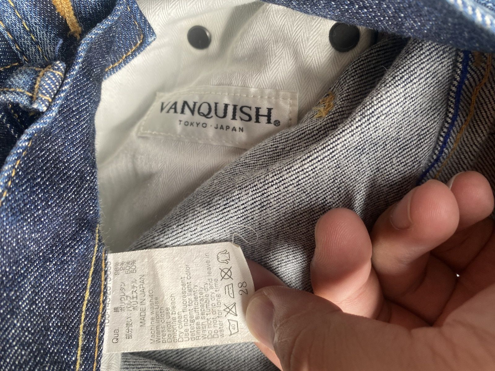 Fragment Design × Vanquish Vanquish By Ryo Ishikawa Denim Size US 30 / EU 46 - 9 Thumbnail