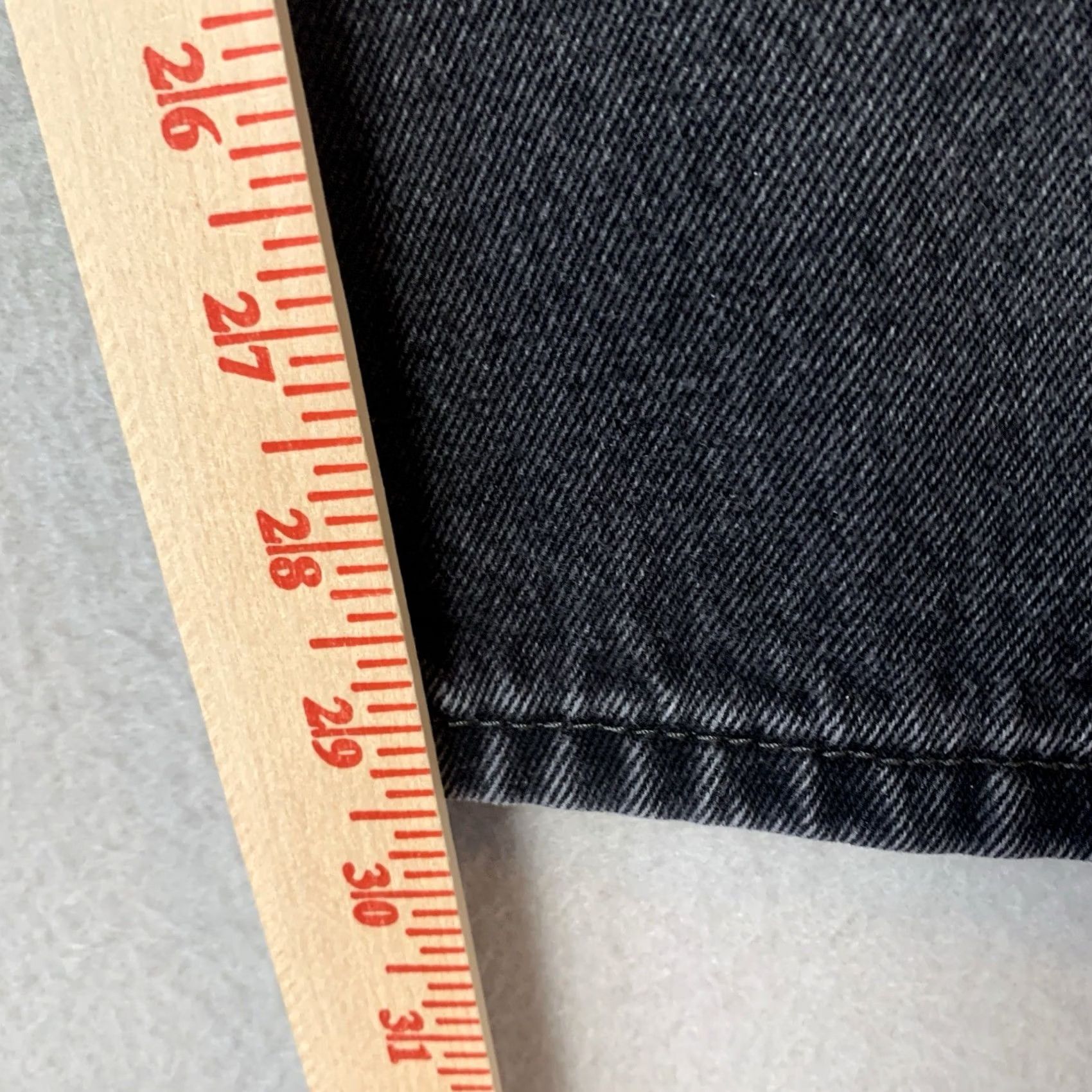 Levi's Levi's 505 Jeans Mens 34X32 Black Denim Straight Fit 5-Pocket Regular Waist Old School Cowboy Rock Grunge Punk 80s Casual Sportswear Size US 34 / EU 50 - 6 Thumbnail