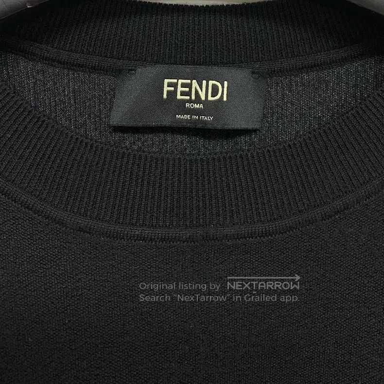 Fendi Fendi Graduated Dark Color Knitted Sweater Size US L / EU 52-54 / 3 - 3 Thumbnail