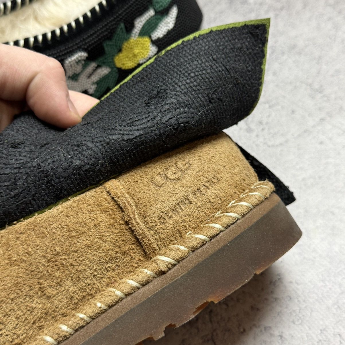 DENIM TEARS × Ugg NEW UGG X Denim Tears Tasman Slippers LowTop Size US 11 / EU 44 - 8 Thumbnail
