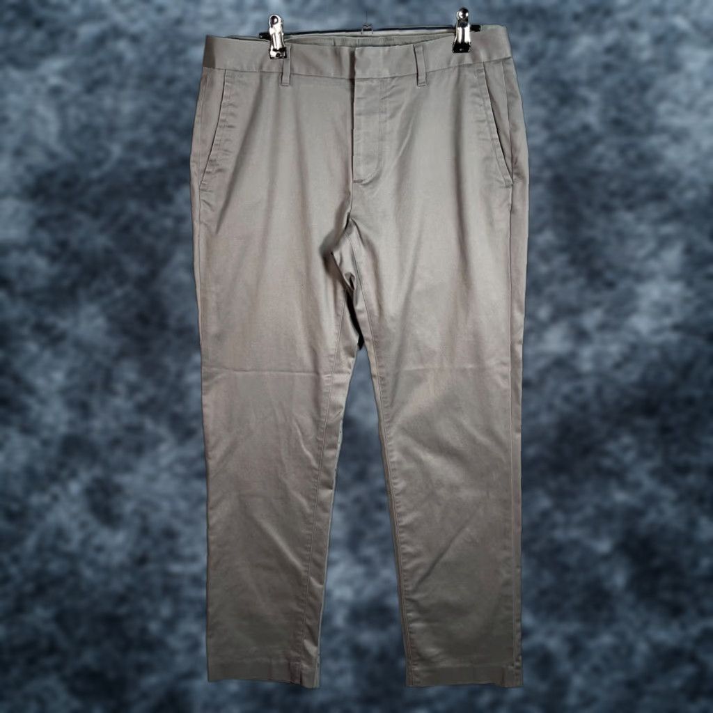 Bonobos Bonobos Mens Slim Chino Pants Gray 31 Casual Stretch Flat Front 29 Inseam Regular Size 31 Size US 31 - 1 Thumbnail