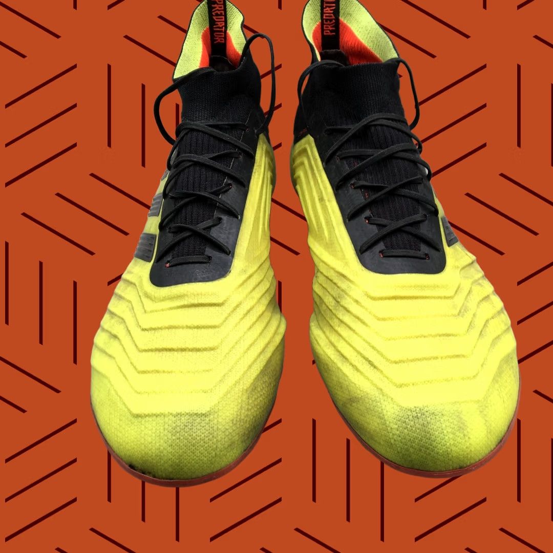 Adidas adidas Predator 18.1 FG Soccer Cleats Mens 12 Yellow Solar Yellow Predator 18.1 DB2037 Shoes Cleats Football Football Cleats Mens Size US 12 / EU 45 - 1 Thumbnail