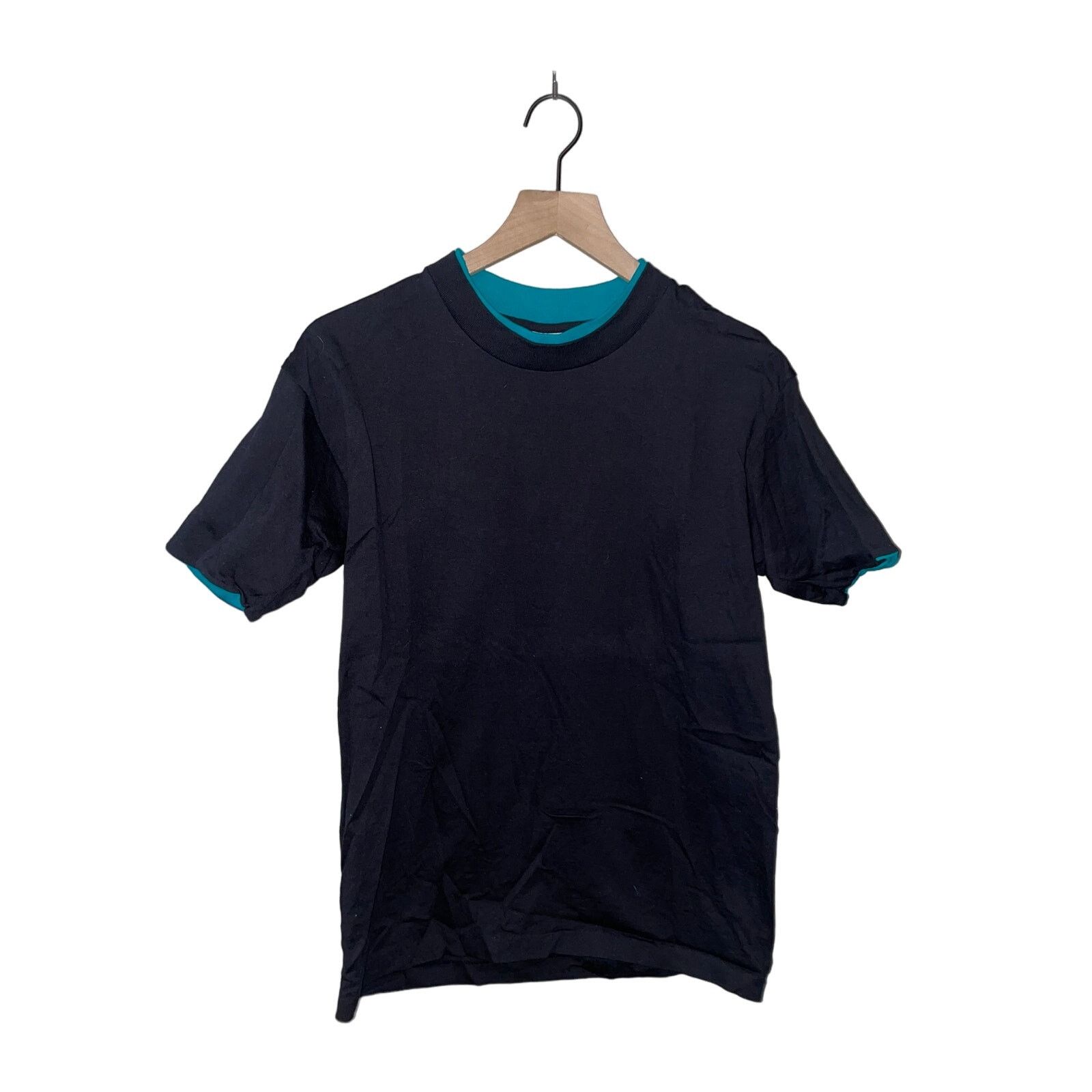 Signal Sport 90s Vintage Signal Mega-Tee 100% Cotton Blue Teal Shirt VTG Size US S / EU 44-46 / 1 - 1 Thumbnail