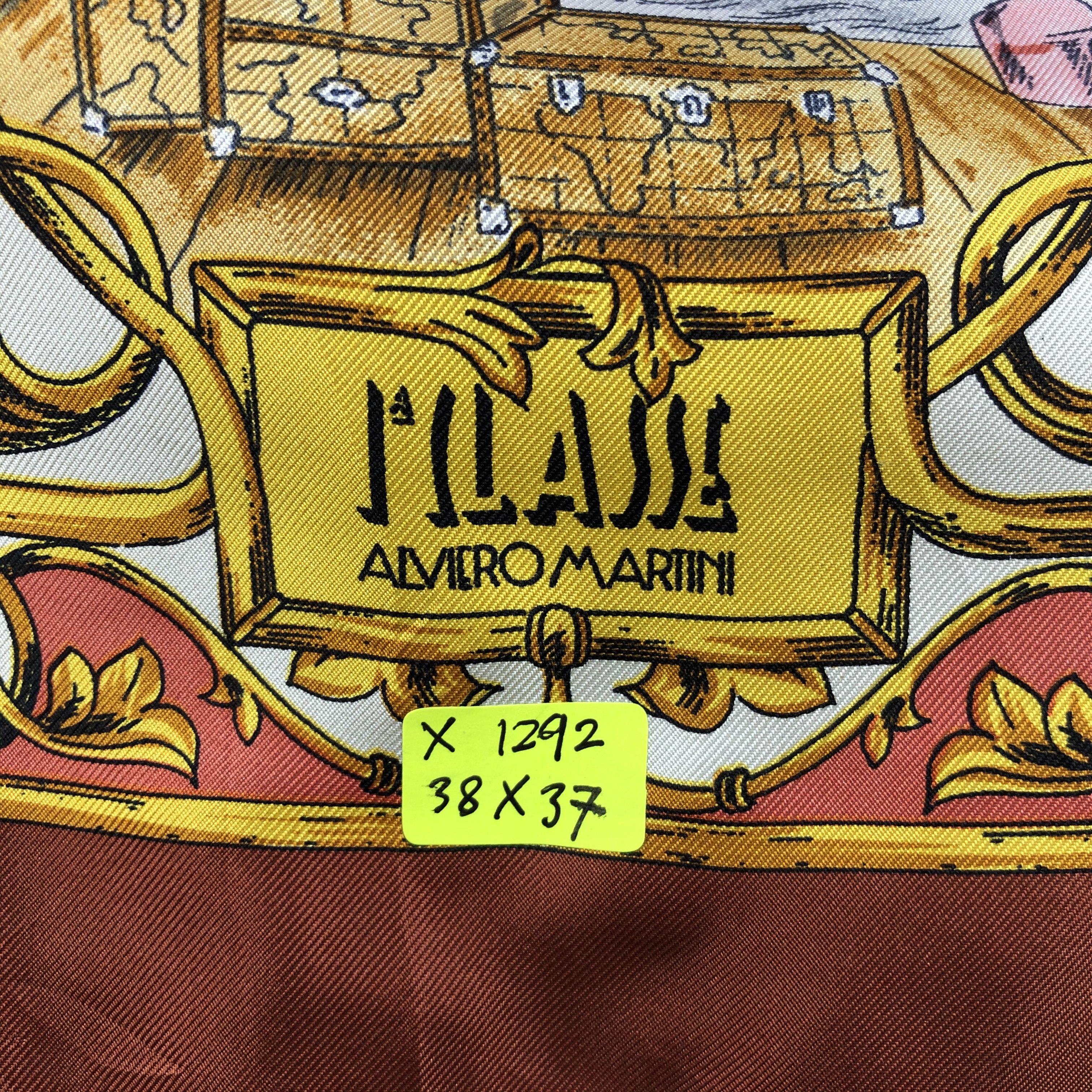 Alviero Martini Vintage Alviero Martini Silk Scarf Size ONE SIZE - 8 Thumbnail