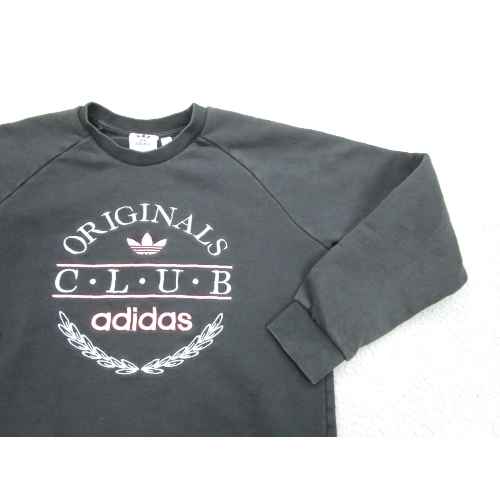Adidas Adidas Originals Sweatshirt Crewneck Sweatshirt Black Medium Womens Pullover Crew Neck Sweatshirt Pullover Sweatshirt Firebird 90s Modern Activewear Size M / US 6-8 / IT 42-44 - 2 Thumbnail