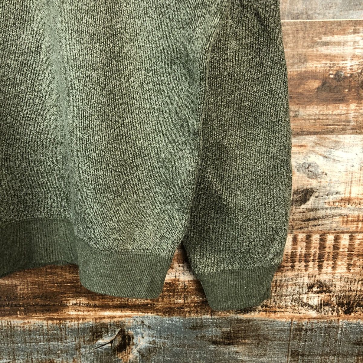 Japanese Brand Blue Cross streetwear Green Sweatshirt #A2064 Size US S / EU 44-46 / 1 - 8 Thumbnail
