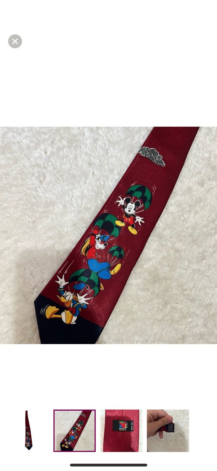 Disney Disney Mickey unlimited vintage necktie Size ONE SIZE - 3 Thumbnail
