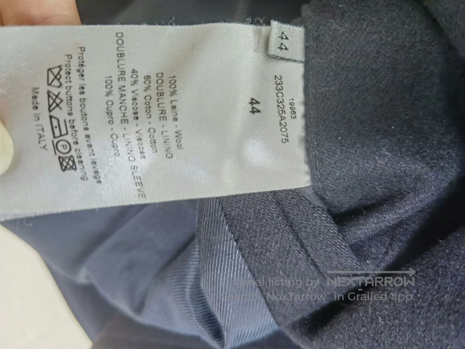 Dior Dior Homme Wool Fisherman's Coat. Size US S / EU 44-46 / 1 - 6 Thumbnail
