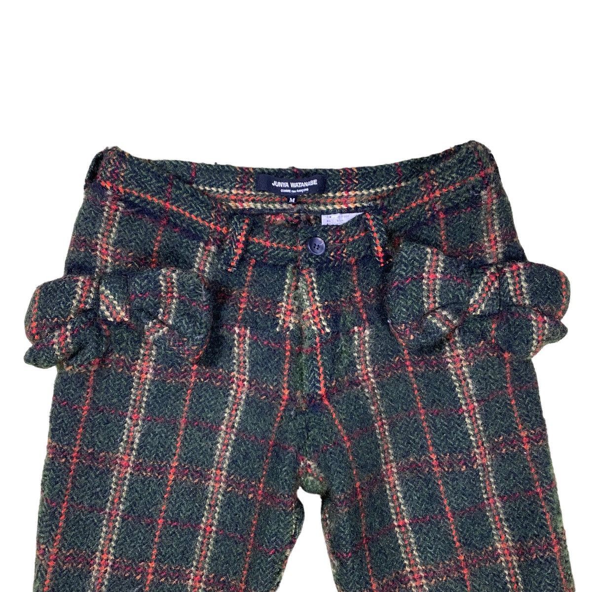 Comme des Garcons × Junya Watanabe × Rei Kawakubo Junya Watanabe Comme Des Garcons Bow Design Wool Pants Size 30" / US 8 / IT 44 - 3 Thumbnail