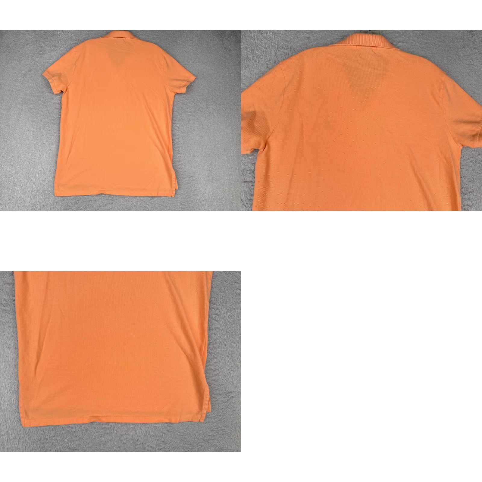 Ralph Lauren VINTAGE Ralph Lauren Polo Shirt Men Large Orange 100% Cotton Custom Fit Polo Shirt Men L Orange Modern American Sports Mens Size US L / EU 52-54 / 3 - 9 Thumbnail
