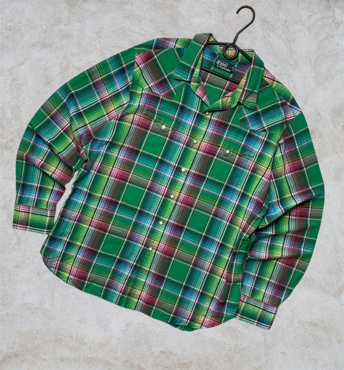 Polo Ralph Lauren Polo Ralph Lauren vintage plaid shirt size xxl Size US XXL / EU 58 / 5 - 1 Thumbnail