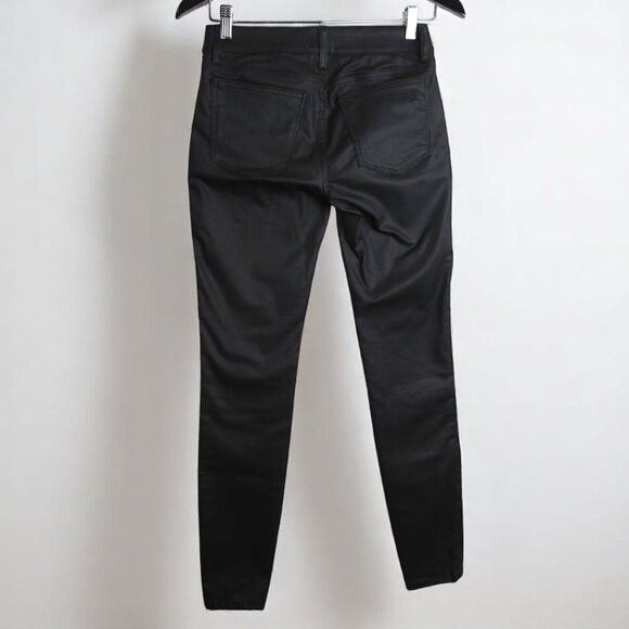 DL1961 DL1961 Emma Waxed Skinny Low Rise Instasculpt Poseidon Pants Size 25" / US 0 / IT 36 - 3 Thumbnail
