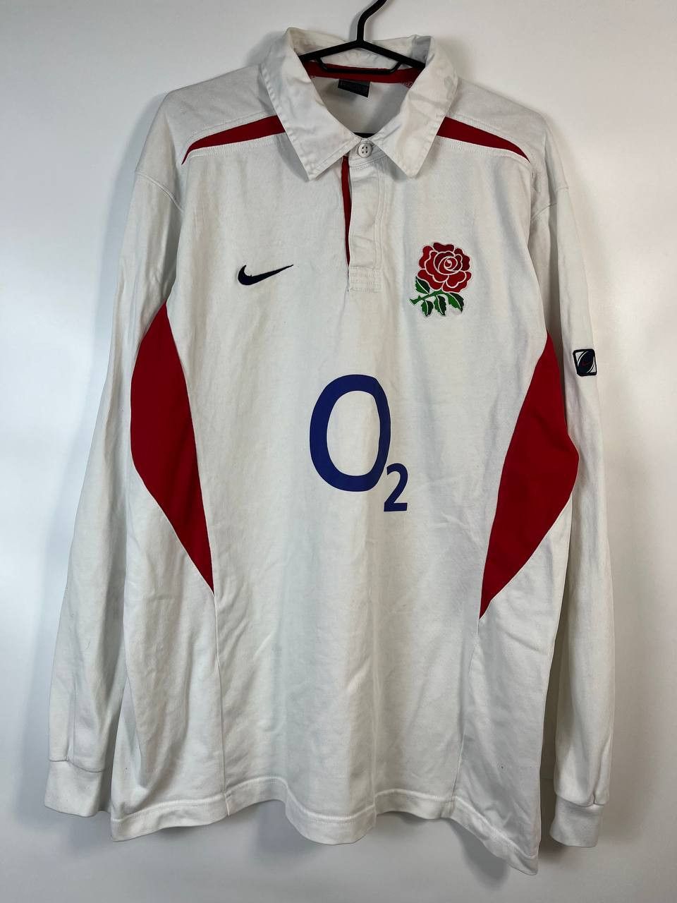 Nike England Rugby Union 2003/2005 Nike Home Long Sleeve Sz XL Size US XL / EU 56 / 4 - 1 Thumbnail
