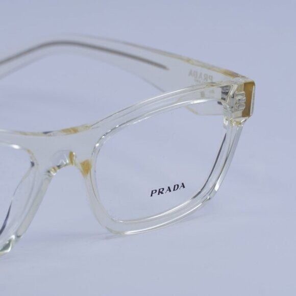 Prada Prada PRB01V 19X1O1 Eyeglasses Pale Gold Plated 54mm Cat Eye Size ONE SIZE - 4 Thumbnail