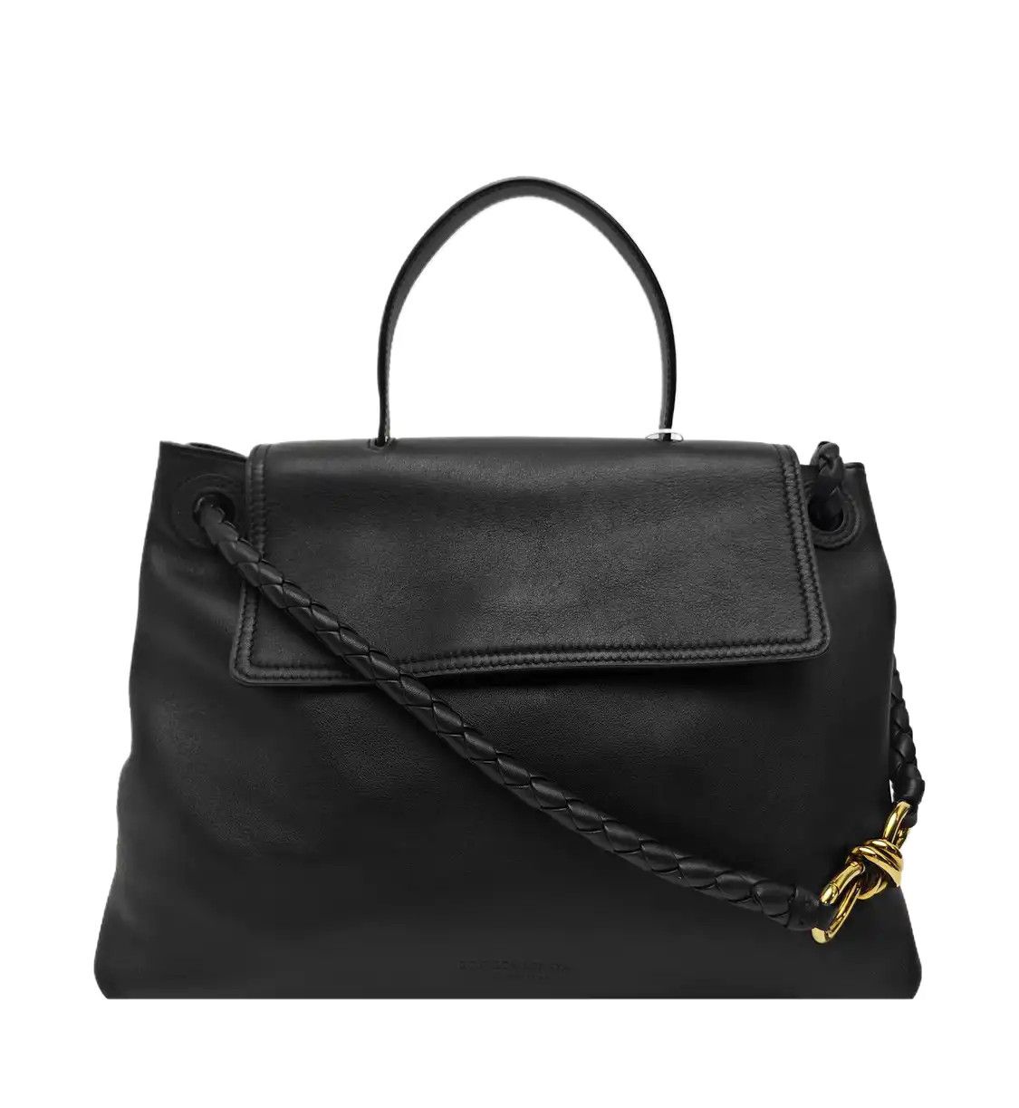 Bottega Veneta BOTTEGA VENETA Ciao black cowhide leather woven shoulder bag handbag crossbody b Size ONE SIZE - 1 Thumbnail