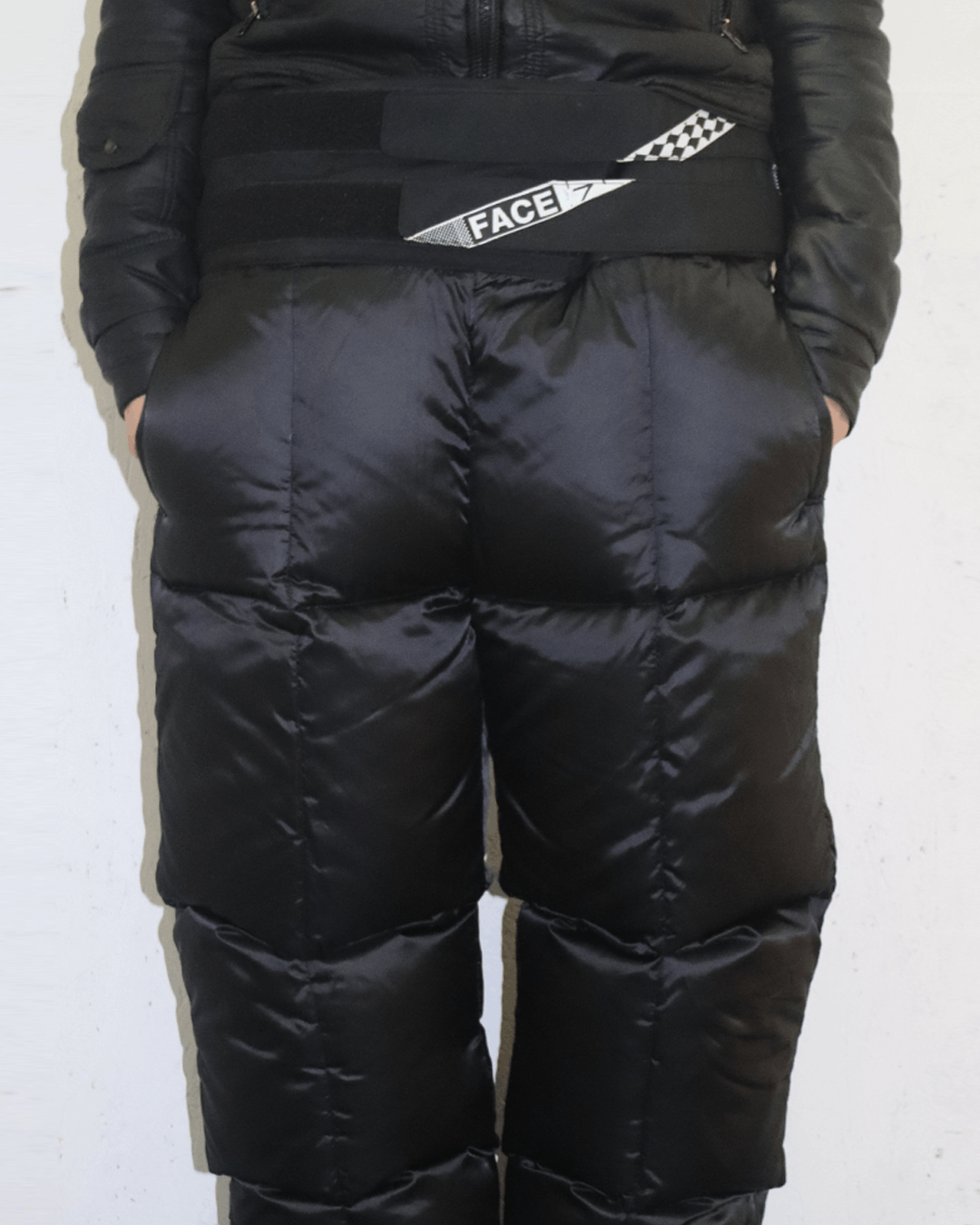 Facetasm Facetasm Velcro Detail Padded Pants Black Size US 32 / EU 48 - 4 Thumbnail
