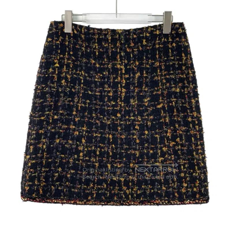 Chanel Chanel Egyptian series colour-matched plaid cotton woven t Size 25" / US 0 / IT 36 - 2 Thumbnail